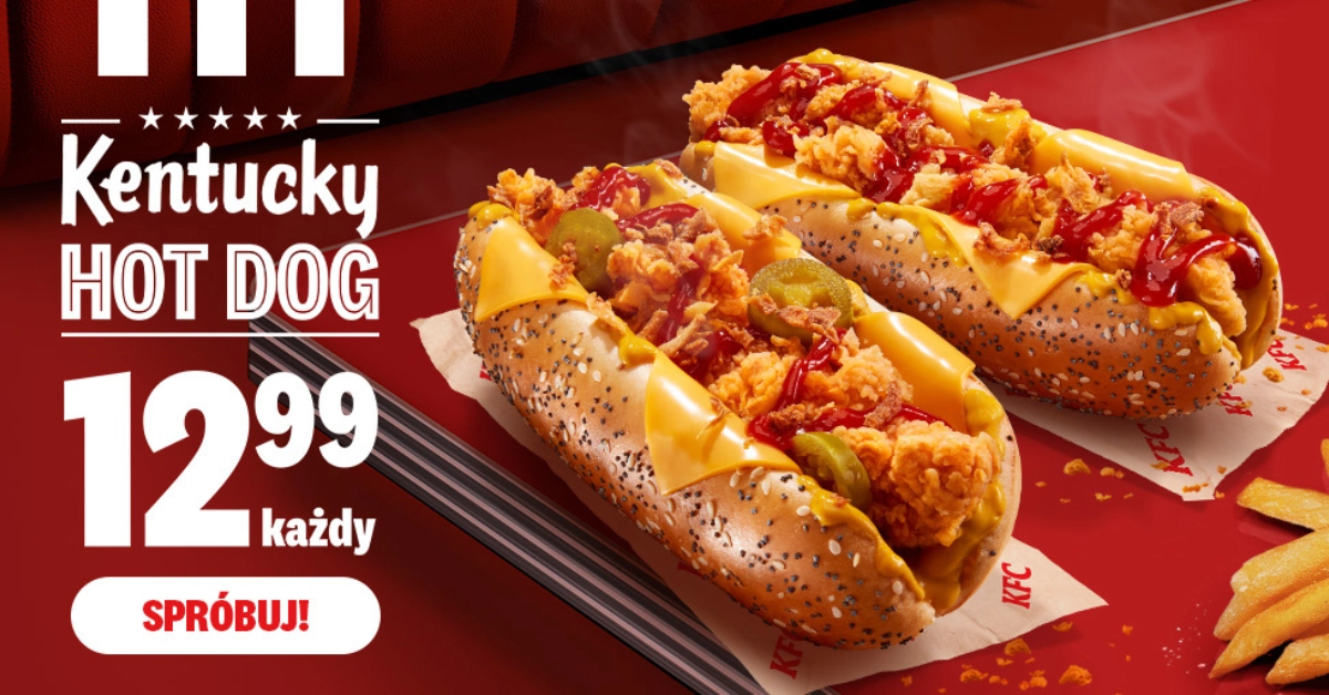 KFC podkręca street food – poznaj Kentucky Hot Dog na chrupiąco!