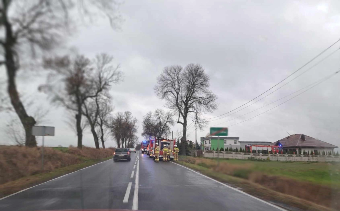Pożar poddasza domu w Łagiewnikach. 100 tys. zł strat