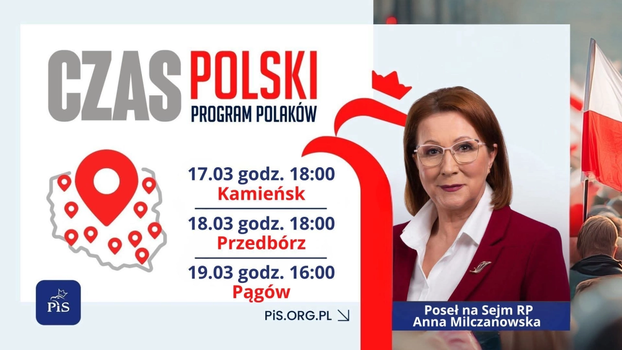 Cykl spotkań z poseł Anną Milczanowską w regionie