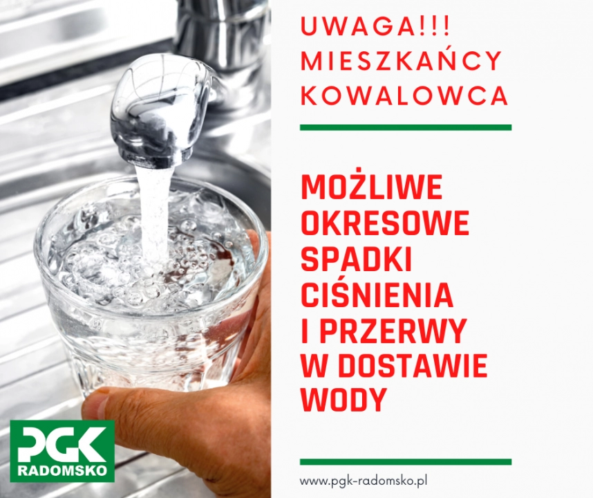 Radomsko: Trudności z dostawami wody w dzielnicy Kowalowiec