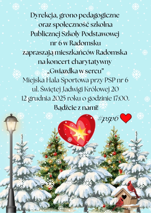 Zaproszenie na koncert „Gwiazdka w sercu”