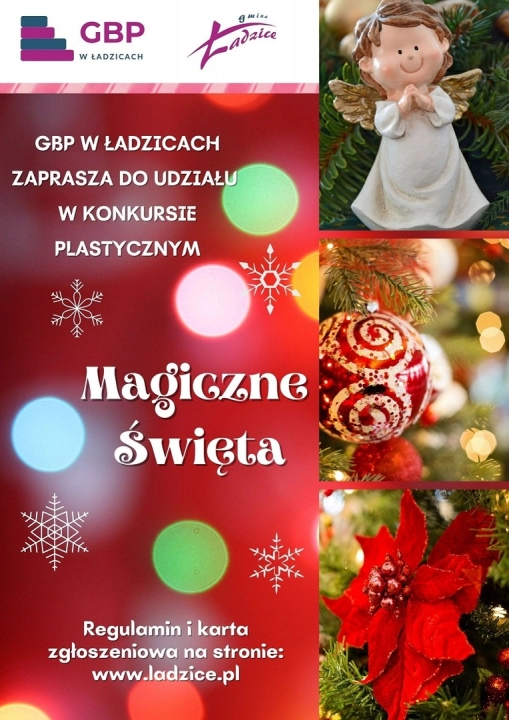 „Magiczne Święta” konkurs plastyczny dla dzieci z gminy Ładzice