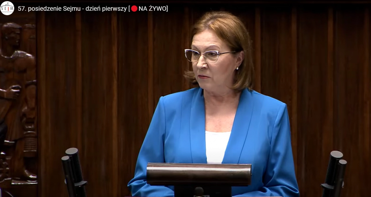 W środę w Sejmie trwała dyskusja nad projektem liberalizującym prawo aborcyjne. Poseł Anna Milczanowska zaprezentowała oświadczenie w imieniu klubu PiS