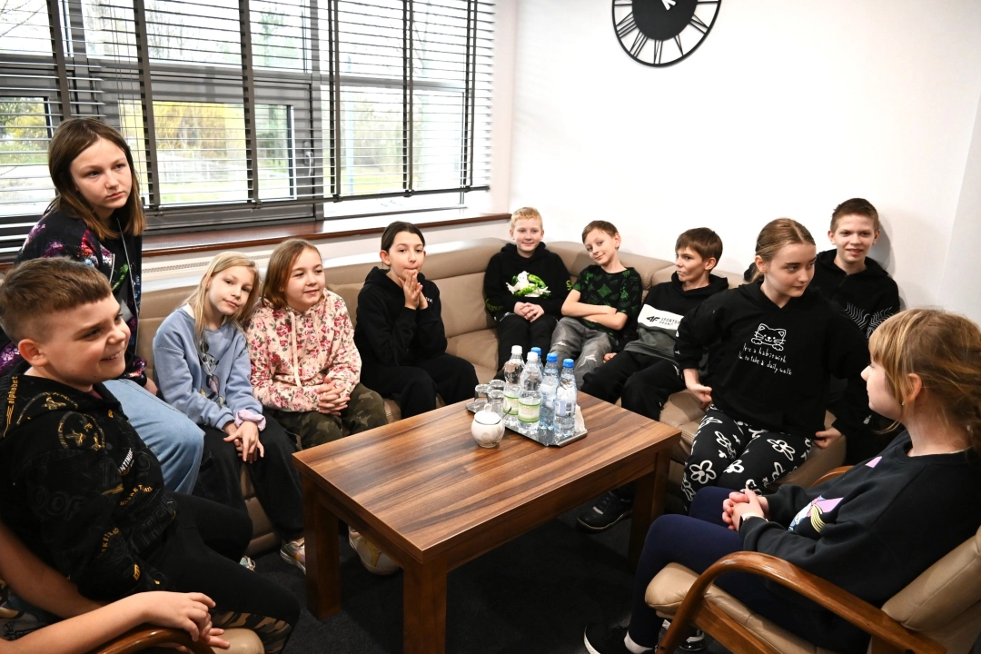 Uczniowie zwiedzali Urząd Miasta i Starostwo Powiatowe w Radomsku