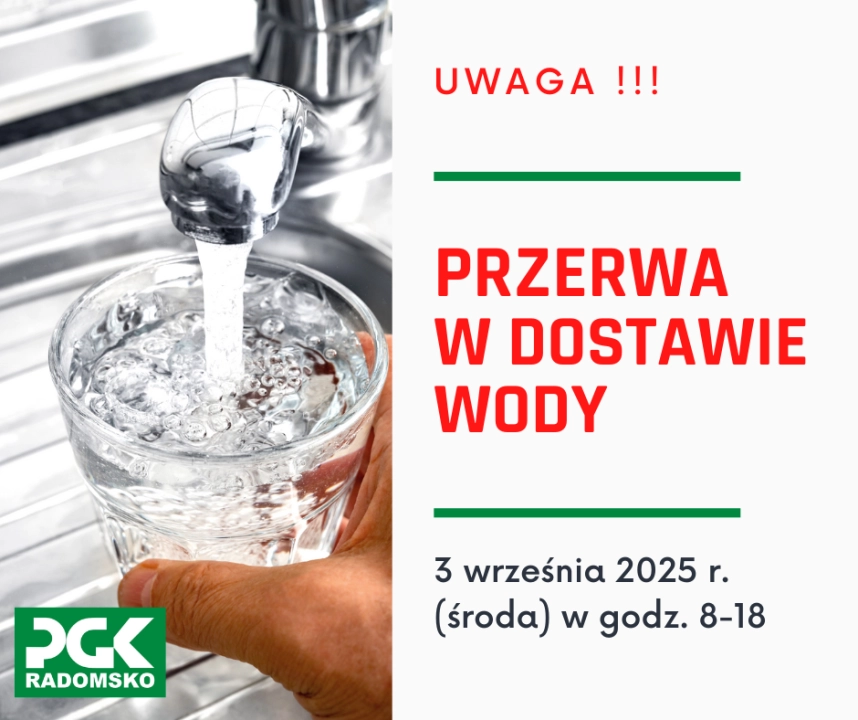 Remont drogi na Fabianiego spowoduje przerwę w dostawie wody