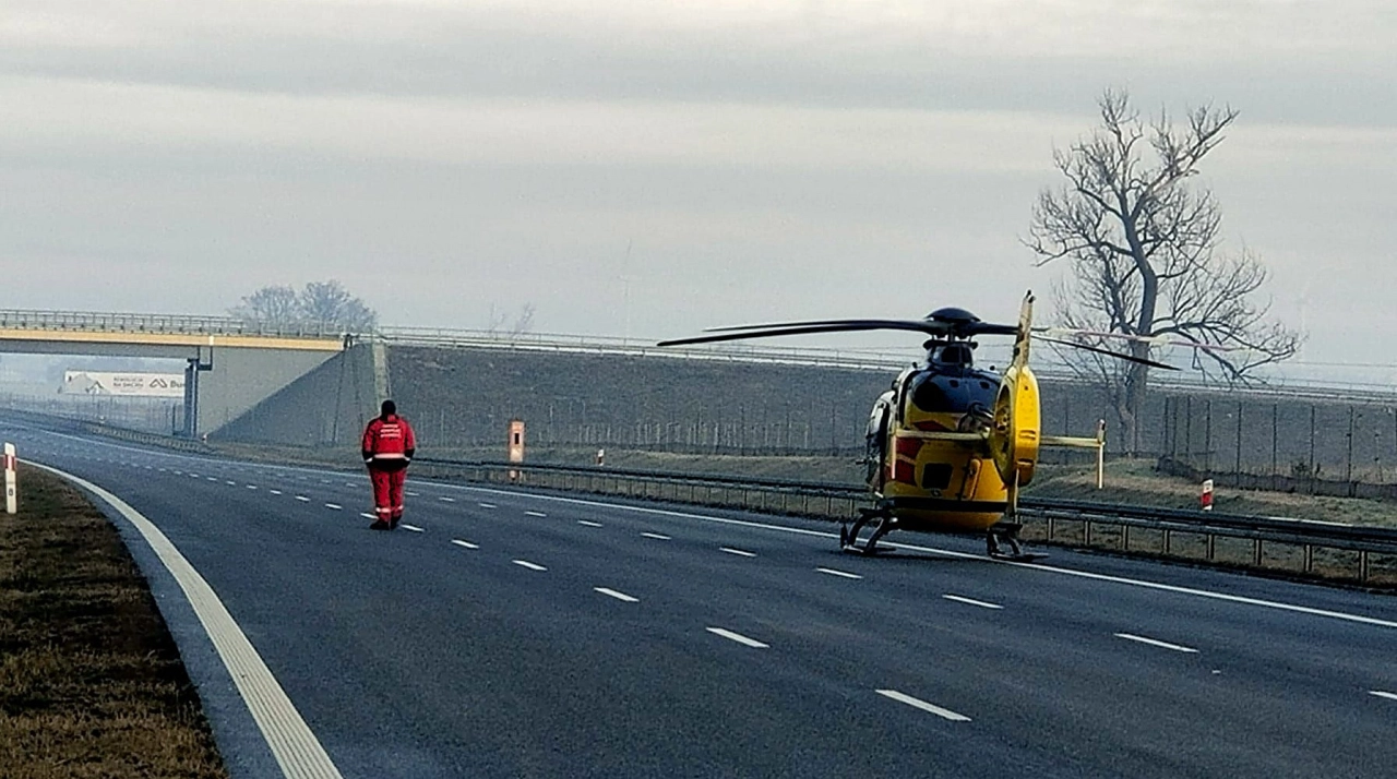 Zablokowana A1 w miejscowości Władysławów w powiecie piotrkowskim