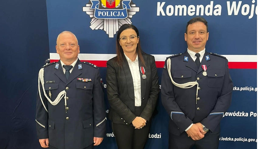 Starosta Beata Pokora odznaczona medalem „Za zasługi dla Policji”