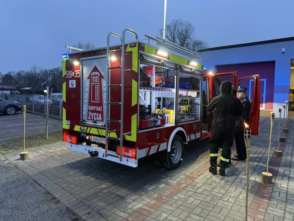 Ratowniczo-gaśniczy Volkswagen Crafter dla jednostki OSP Silnica