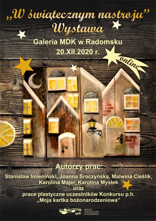 MDK w Radomsku zaprasza na wystawę i Sylwestra online