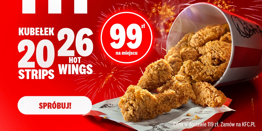 Rozkręć Sylwestra z Kubełkiem Noworocznym od KFC