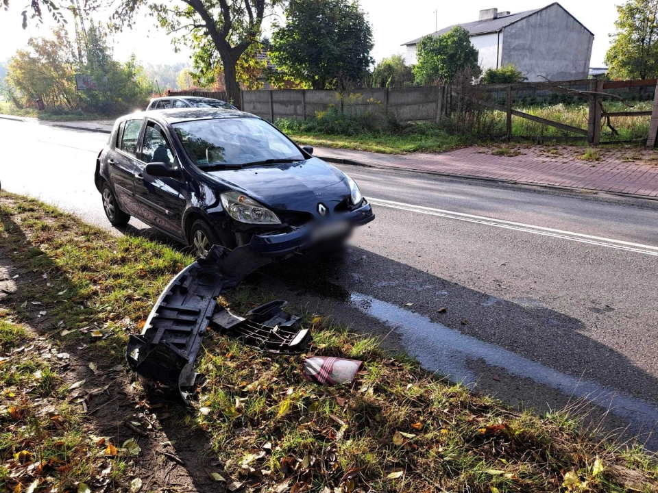 Trzy samochody zderzyły się na ul. Wyszyńskiego w Radomsku