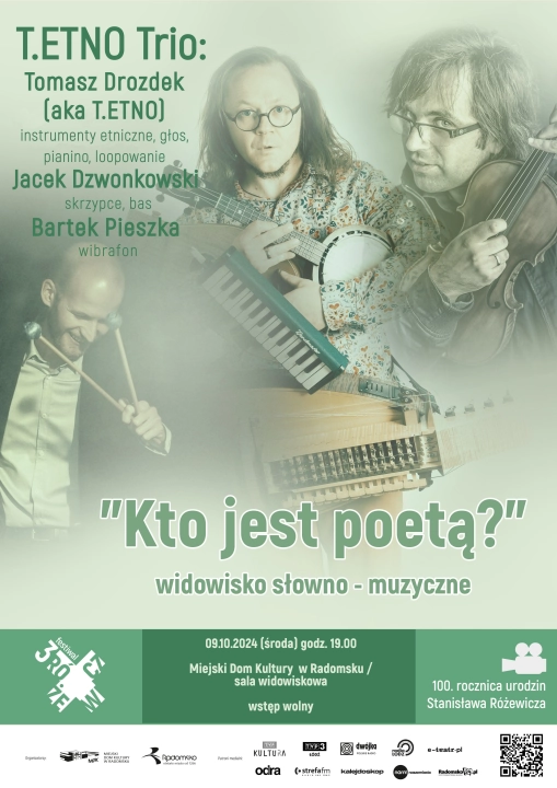 Festiwal 3xRóżewicz: Widowisko słowno-muzyczne pt. „Kto jest poetą?”