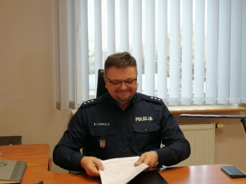 Nowy zastępca komendanta radomszczańskiej policji rozpoczął pracę