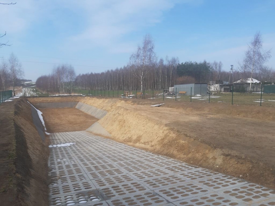 W Radomsku wybudowano nowy zbiornik retencyjny. Inwestycja ma wyeliminować problem podtopień