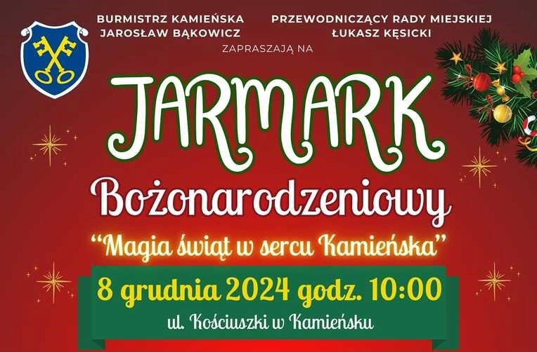 Magia Świąt na Jarmarku Bożonarodzeniowym w Kamieńsku