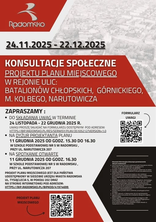 Zgłoś swoje uwagi do planu miejscowego