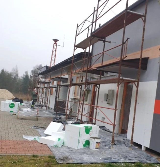 Trwa termomodernizacja budynku OSP w Szczepocicach