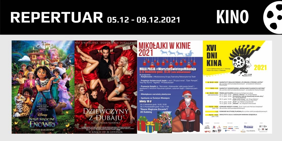 Kino MDK w Radomsku zaprasza. Repertuar od 5 do 9 grudnia