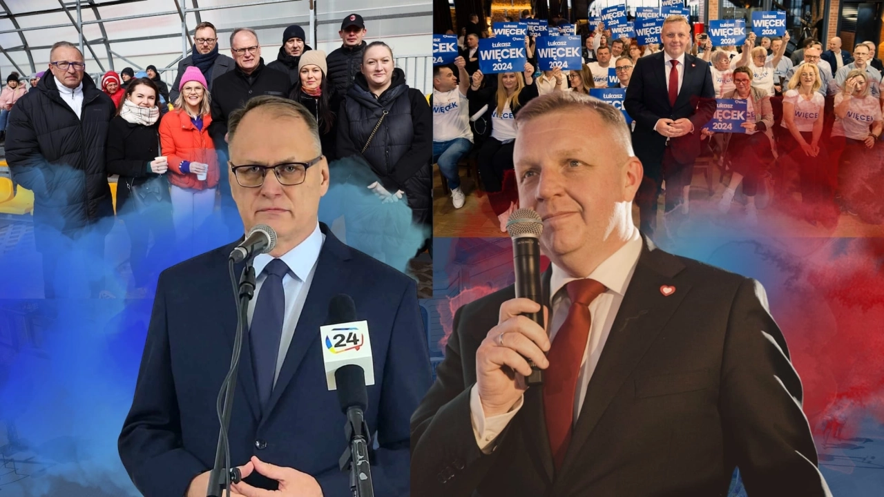 PKW: Łukasz Więcek 40,69%, Jarosław Ferenc 35,52% głosów