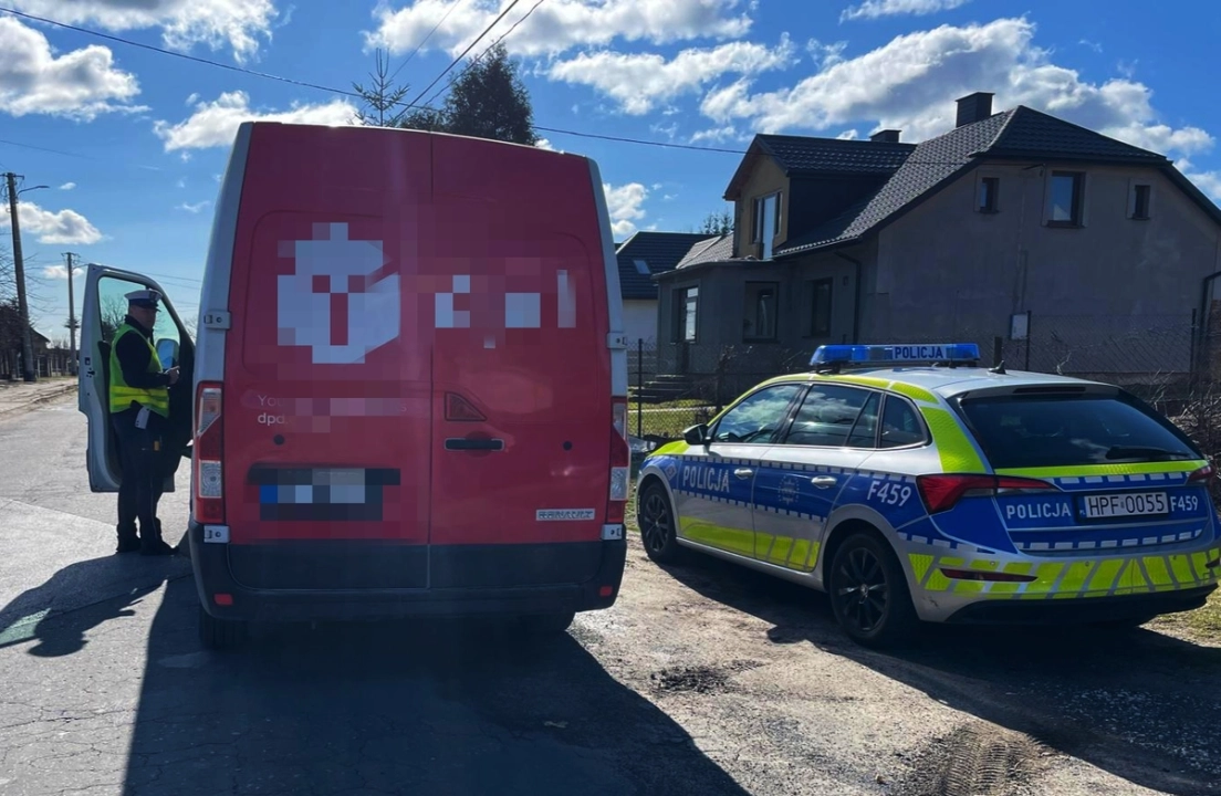 Radomszczańscy policjanci kontrolowali kurierów i kierowców dostawczych