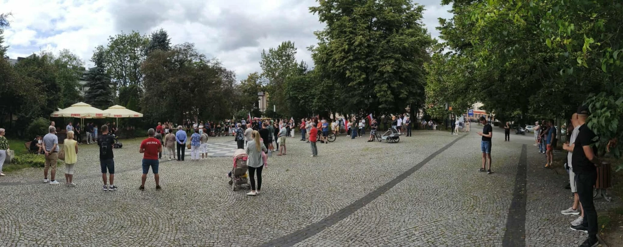 Manifestacja „Stop nielegalnej imigracji” w centrum Radomska