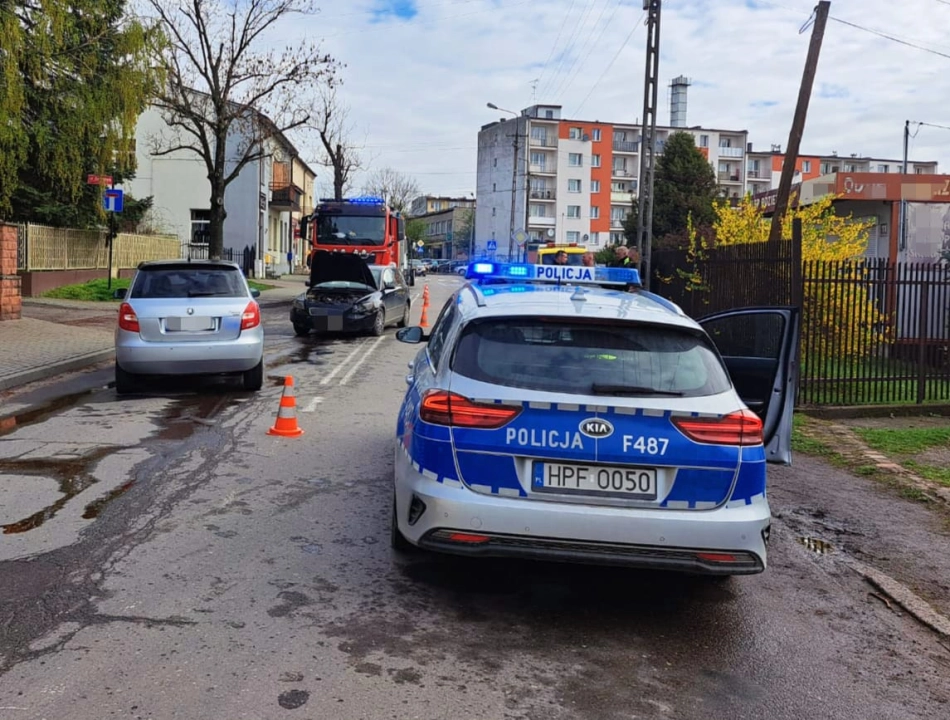 Wypadek na ul. Batorego w Radomsku. 9-latka została przewieziona do szpitala