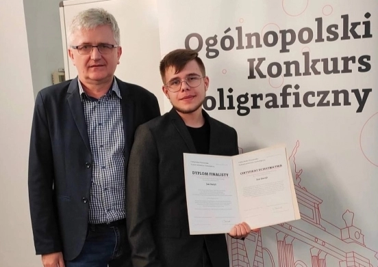 Uczeń „Ekonomika” zdobył indeks na  kierunek Papiernictwo i Poligrafia na Politechnice Warszawskiej