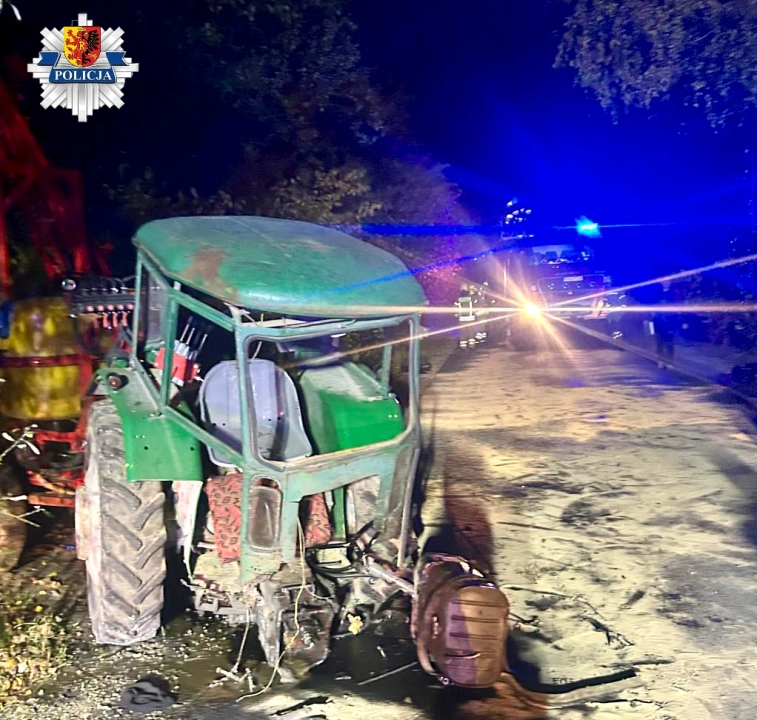 2,5 promila i brak uprawnień. Rolnik z gminy Wielgomłyny odpowie przed sądem