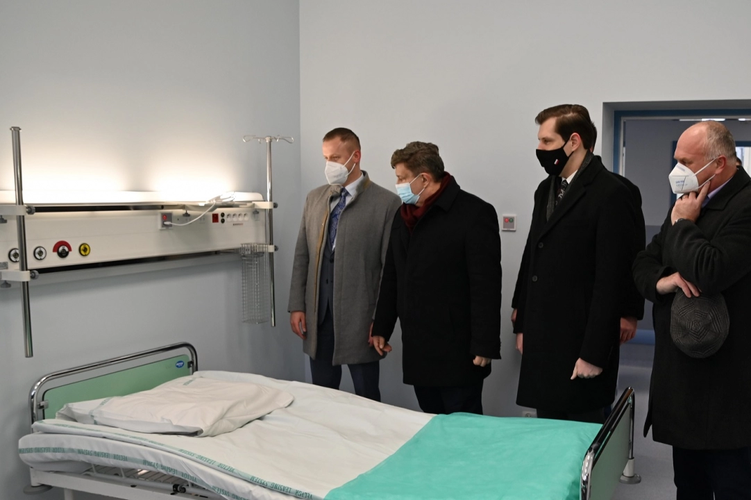 Nowoczesny oddział „covidowy” uruchomiono w szpitalu im. Biegańskiego w Łodzi