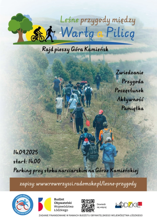 Leśne Przygody Między Wartą a Pilicą. Rajd Pieszy na Górę Kamieńską