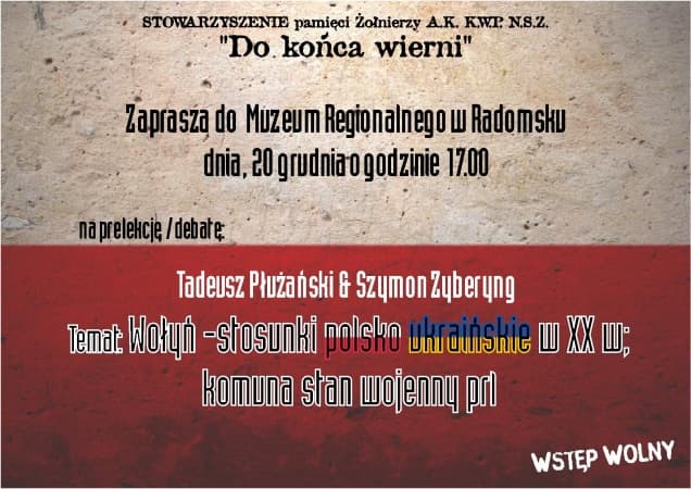 Debata: Wołyń. Stosunki polsko-ukraińskie w XX wieku