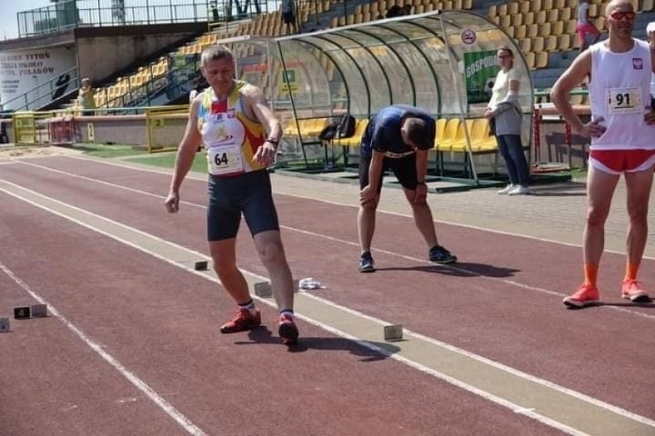Piotr Płoskoński wybiegał srebrny medal