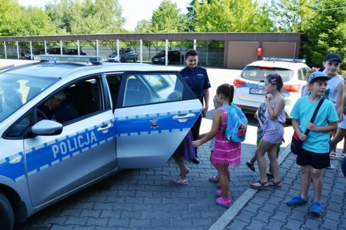 Dzieci poznały pracę policjantów