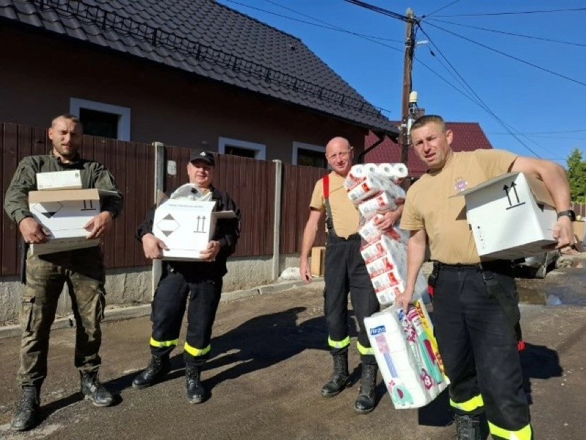 Druhowie z gminy Radomsko organizują zbiórki i pomagają powodzianom