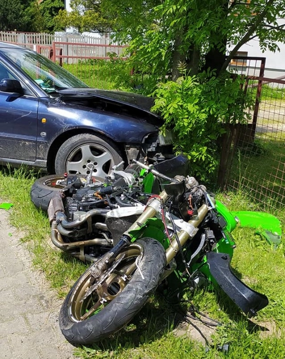 Tragiczny wypadek w Krzywanicach. Nie żyje 38-letni motocyklista