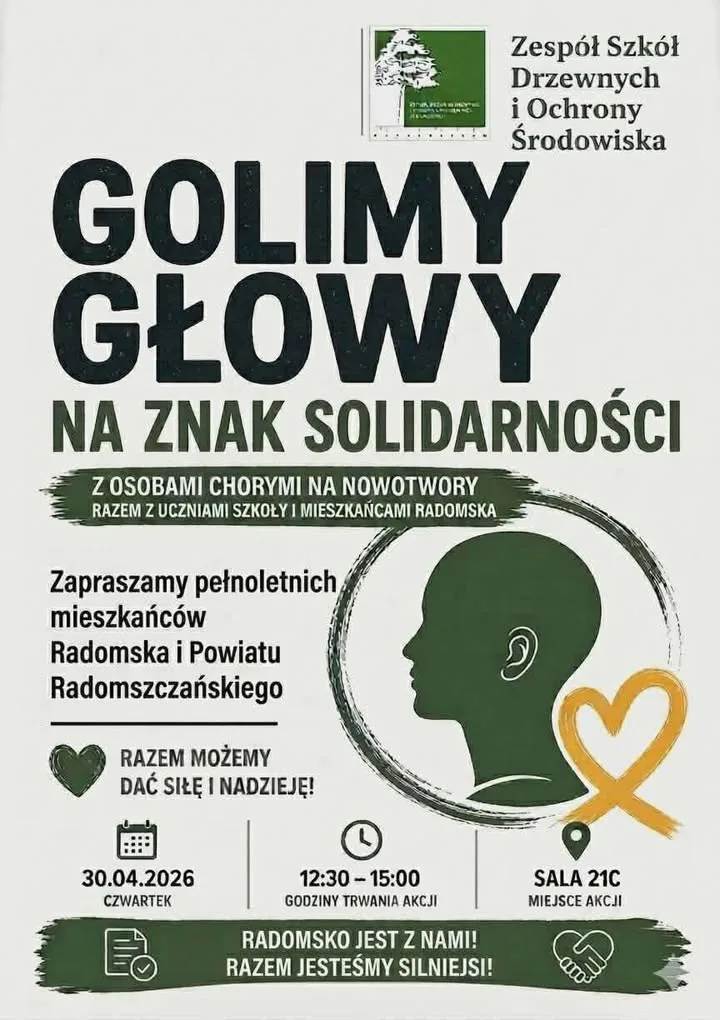 „Golimy głowy”. Wyjątkowa akcja solidarności w Radomsku