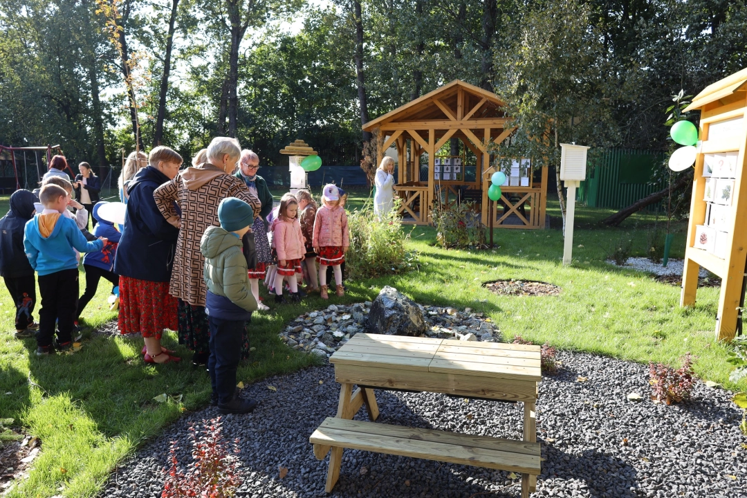 „Ptasi zagajnik” już działa w ogrodzie przedszkola nr 1