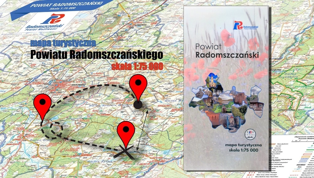 Do zobaczenia na szlaku z turystyczną mapą Powiatu Radomszczańskiego
