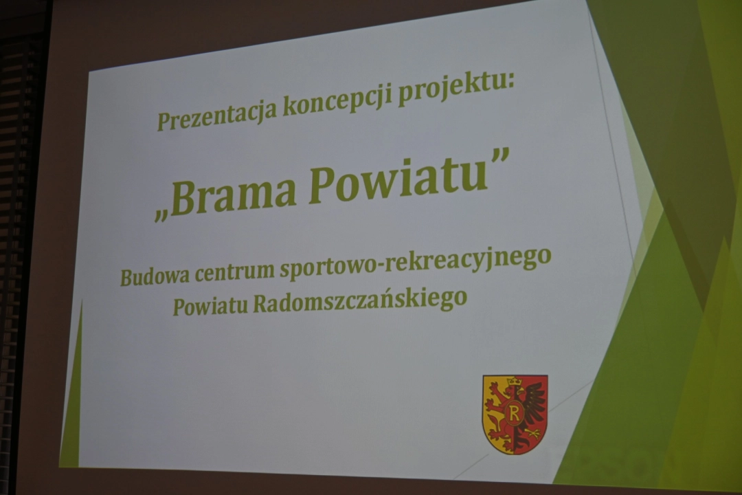 W starostwie przedstawiono projekt budowy „Bramy Powiatu Radomszczańskiego”