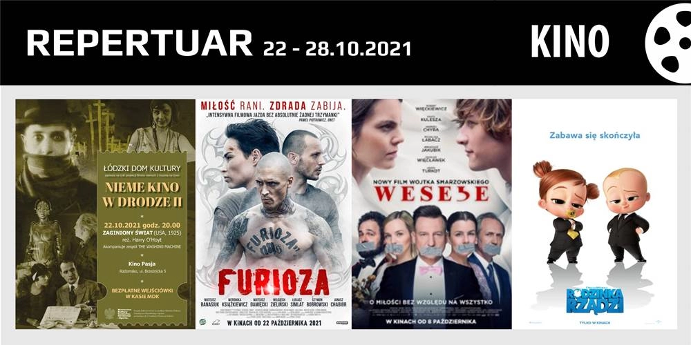 Kino MDK w Radomsku zaprasza. Repertuar od 22 do 28 października