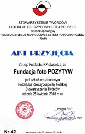 FotoPozytyw dołączył do Fotoklubu Rzeczypospolitej Polskiej