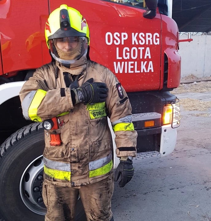 Strażacy z Lgoty Wielkiej zbierają pieniądze na zakup pralki i suszarki