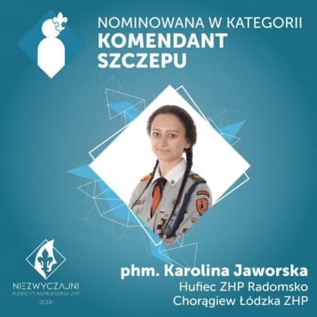 K. Jaworska nominowana w plebiscycie ZHP