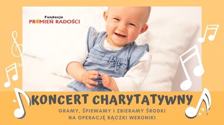 Koncert charytatywny Fundacji Promień Radości 1 grudnia w MDK w Radomsku
