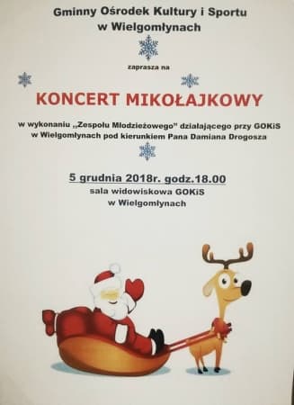 Koncert Mikołajkowy w Wielgomłynach