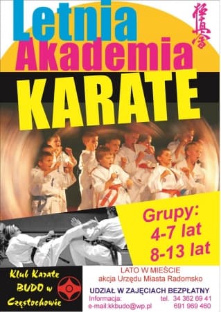 Letnia Akademia Karate w Radomsku