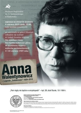 Otwarcie wystawy „Anna Walentynowicz – legenda Solidarności 1929 – 2010”