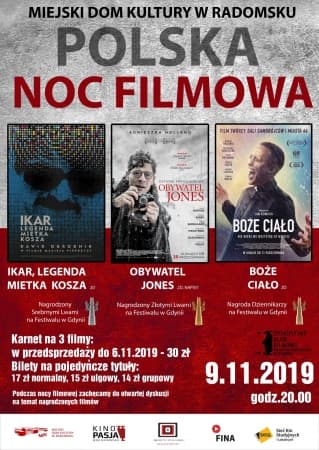 Polska Noc Filmowa w MDK w Radomsku