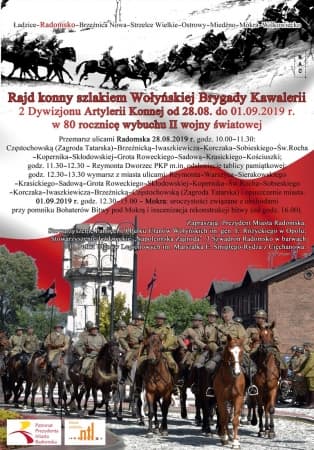 Rajd konny szlakami walk Wołyńskiej Brygady Kawalerii 