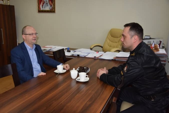 Spotkanie z komendantem PSP w Kamieńsku